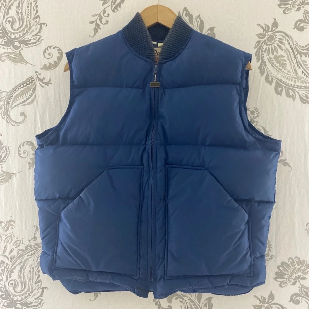 Vintage Walls Puffer Vest Blizzard Pruf‎ ~ Goose Down Sz 46 Tall USA